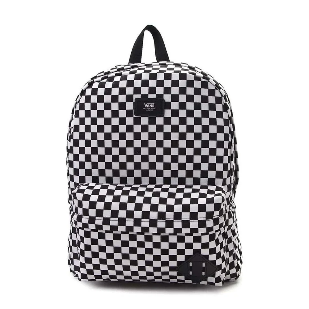 Y2K Skater Grunge Checkered Backpack Vans Old Skool 22L Checkerboard School Bag
